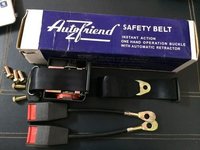 Retractable Auto Friend Seat Belt - Color: Black