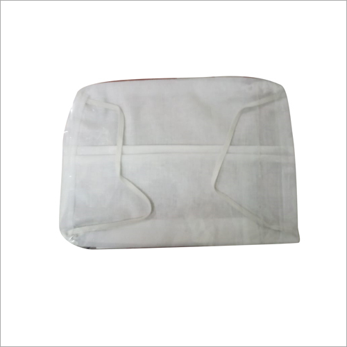 Cotton Face Mask Single Layer - Non Woven Fabric, White Color | Unisex, Comfortable Wear, Bacteria Protection