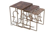 Pound Nesting Tables Set Of 3 No Assembly Required