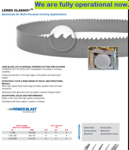 Band Saw Blades