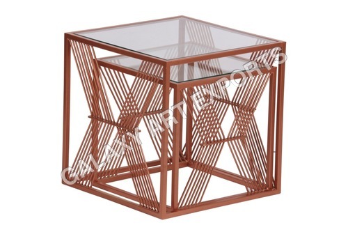 Glass Nesting Tables Set of 2