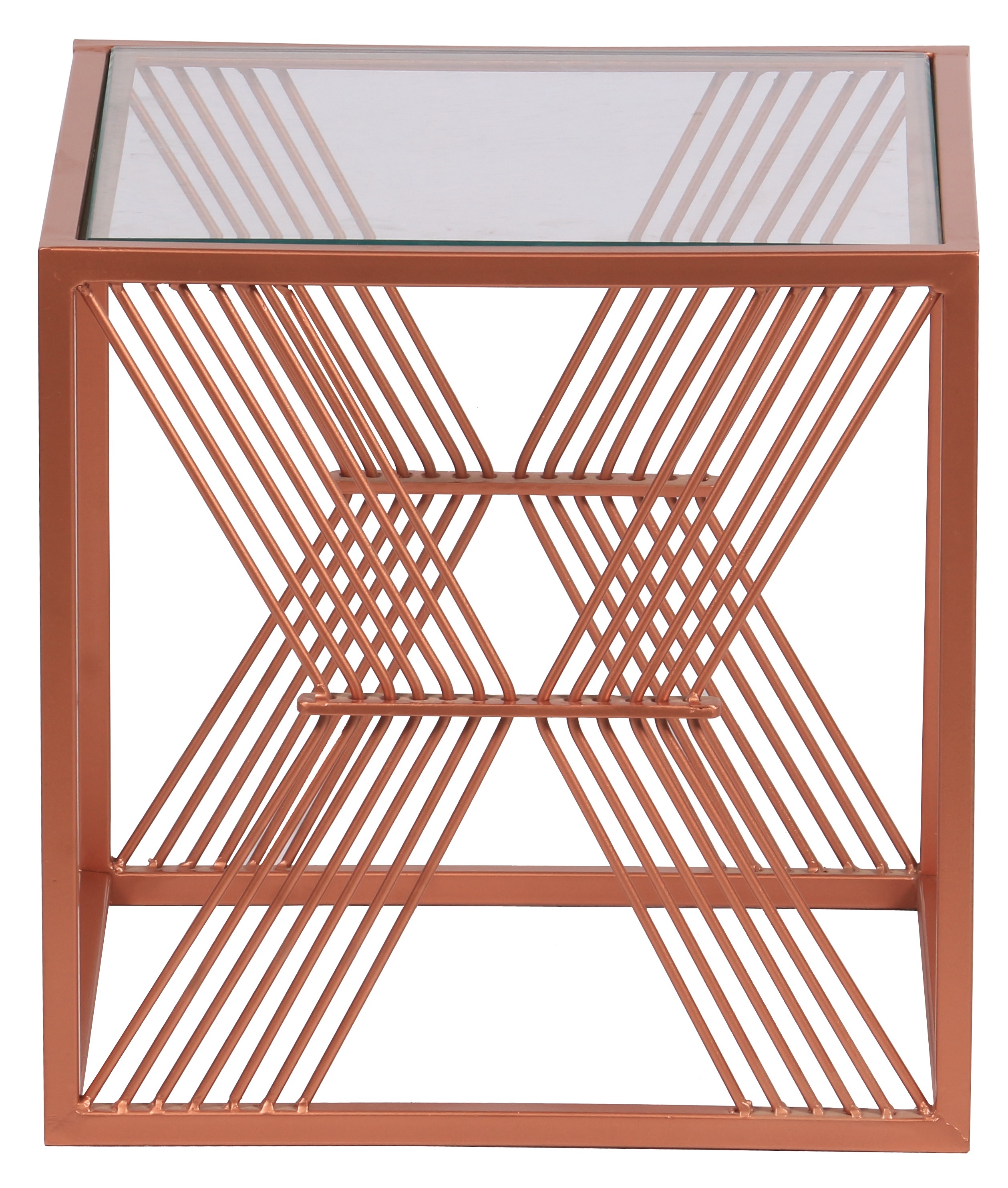 Glass Nesting Tables Set of 2