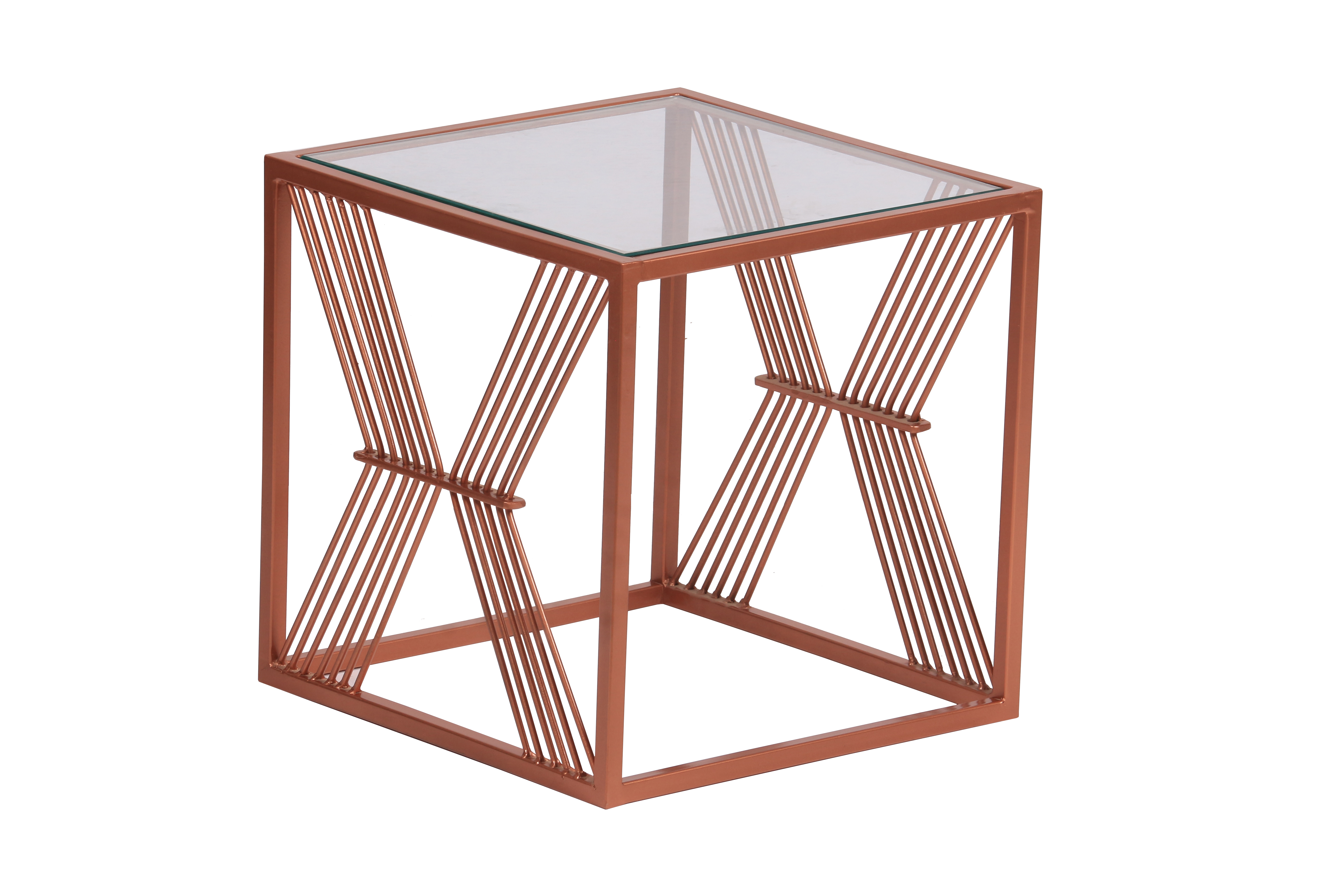 Glass Nesting Tables Set of 2
