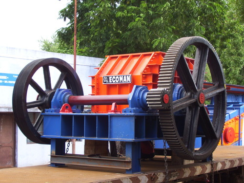 Orange Stainless Steel Single Toothed Roll Crusher