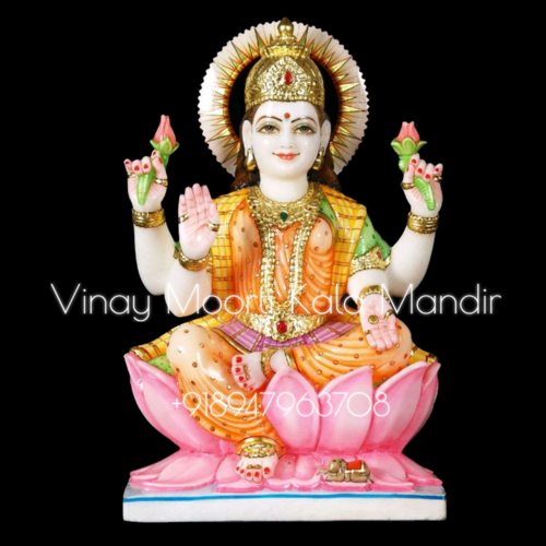 Goddess Marble Laskhmi Statue