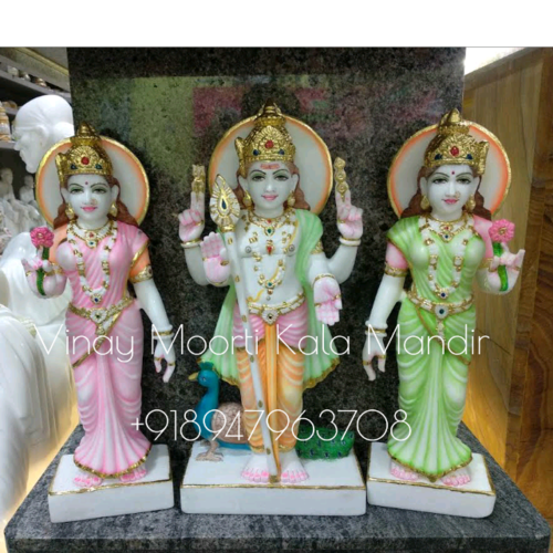 Kartik Marble Statue