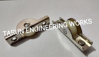 Small Plastic Table Sliding Door Roller - Color: White