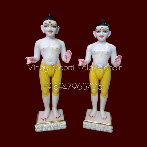 Akshar Purushotam Swaminarayan Marble Statue