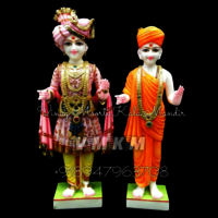 Makrana Marble Swaminarayan Statue