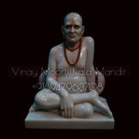 White Marble Swami Samarth Statue