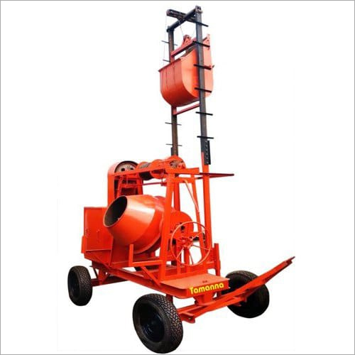 Hopper Lift Concrete Mixer Machine
