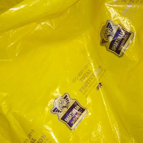 Shaktiman 170 Gsm Plastic Tarpaulin - Color: Yellow