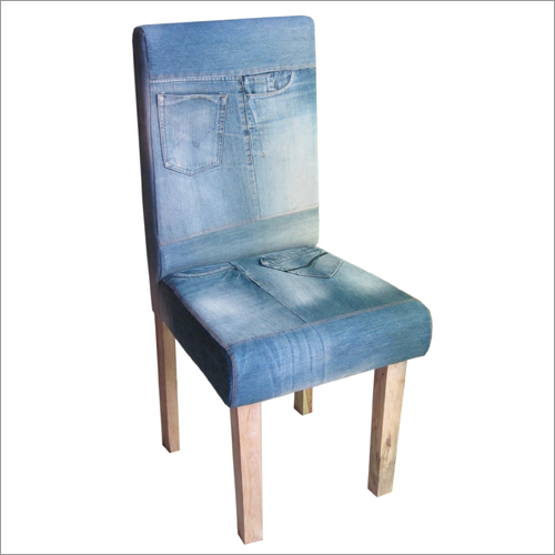 Denim Dining Wooden Chair