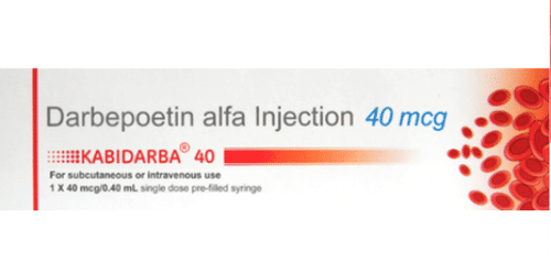 Kabidara 40mcg Darbepoetin Injection Ingredients: Bupivacaine