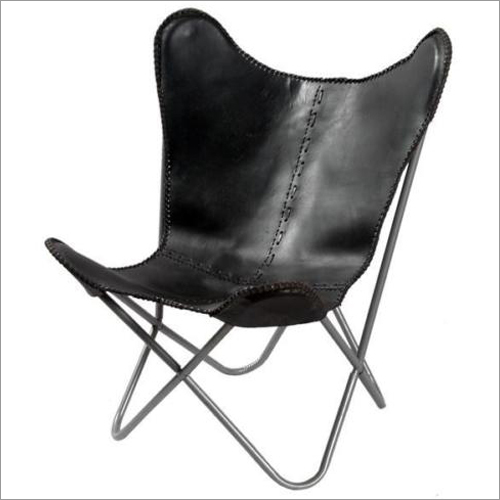 Leather Black Butterfly Chair