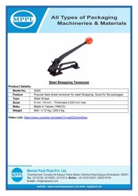 Steel Strapping Tensioner S290