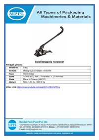 Steel Strapping Tensioner S300