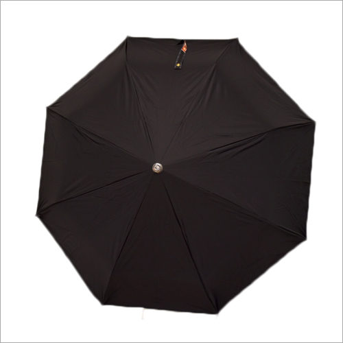 Black Umbrella - 100% Polyester, Iron Handle | Durable with Wind Vent, Automatic Open/Close Function, Available in Multiple Sizes & Colors