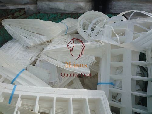 PP White Sheet on Bales