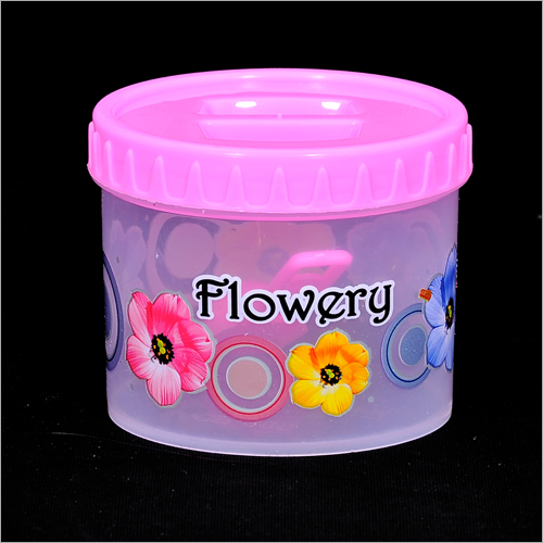 Plastic Round Container - Durable HDPE & PVC Material, Size Customizable, Transparent Color | Lightweight Food Storage Solution for Commercial & Household Use