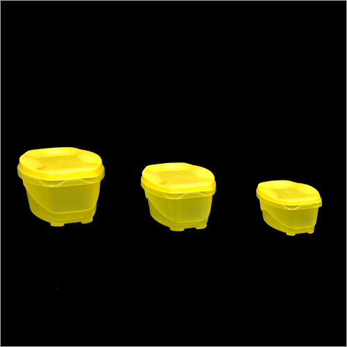 Plastic Food Small Container - HDPE & PVC, Lockable Airtight Seal, Lightweight & Durable, Available in Multiple Colors and Custom Designs