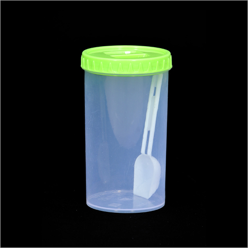 Plastic Spice Container - HDPE/PVC Material, Round Shape, Transparent Color | Durable, Lightweight, Customizable Size, Color, Design for Food Storage