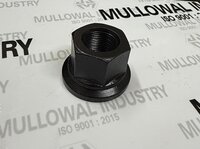 Revolving Wheel Nut - Color: Black