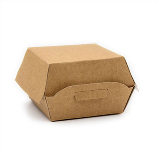 Brown Burger Box