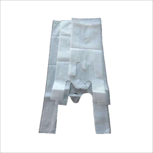 W Cut Plain Non Woven Bag