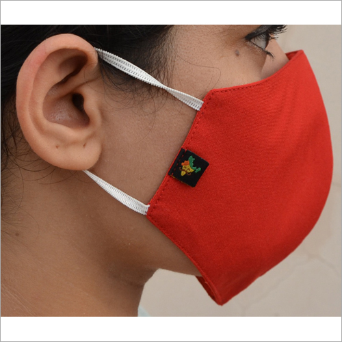 Cotton Face Mask - Cotton Material | White-Yellow Color, Complete Mouth and Nose Coverage, Innovative Design for Urban Protection