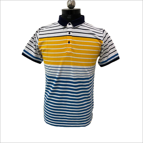 Mens Collar Neck T Shirt