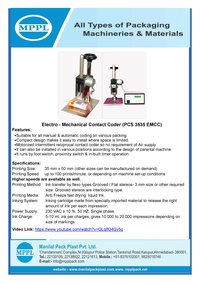 Electro - Mechanical Contact Coder (PCS 3535 EMCC)