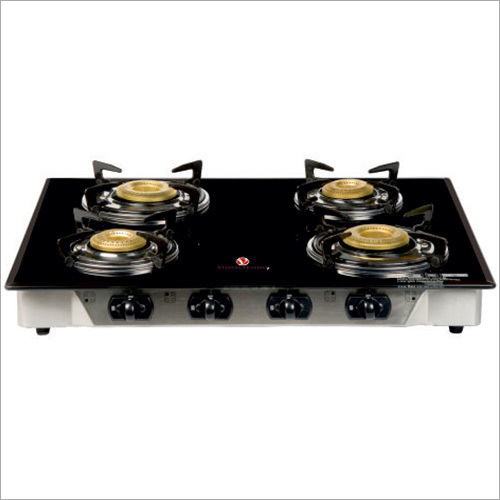 Elite Four Burner Glass Top Gas Stove