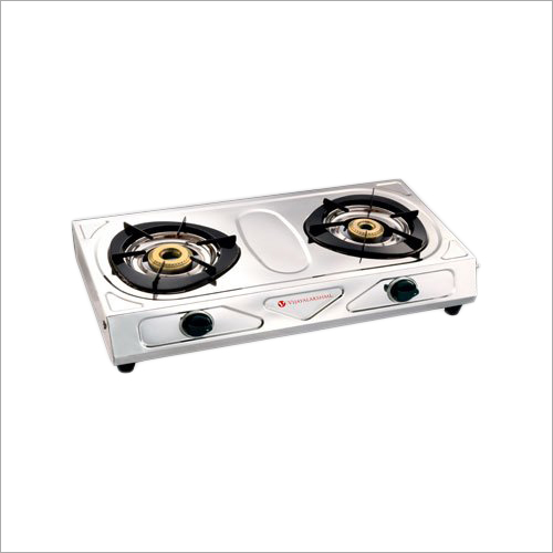 Stainless Steel Ss Classic Two Burner Lpg Gas Stove