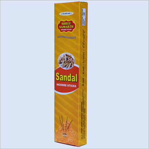 Sandal Incense Stick - 100% Natural Bamboo, Sweet Sandalwood Fragrance | Eco-Friendly, Straight Design for Meditation and Religious Use