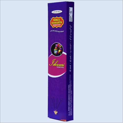 Ishwari Incense Stick - 100% Natural Bamboo Material | Exotic Fragrance for Temples, Mosques, and Spa Aromatherapy
