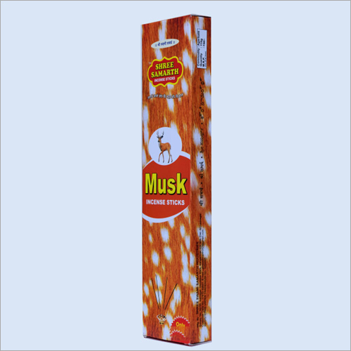 Musk Incense Stick - Premium Quality Musk, 100% Natural Bamboo Sticks | Calming Fragrance, Lightweight, Non-Allergic, Extended Shelf Life