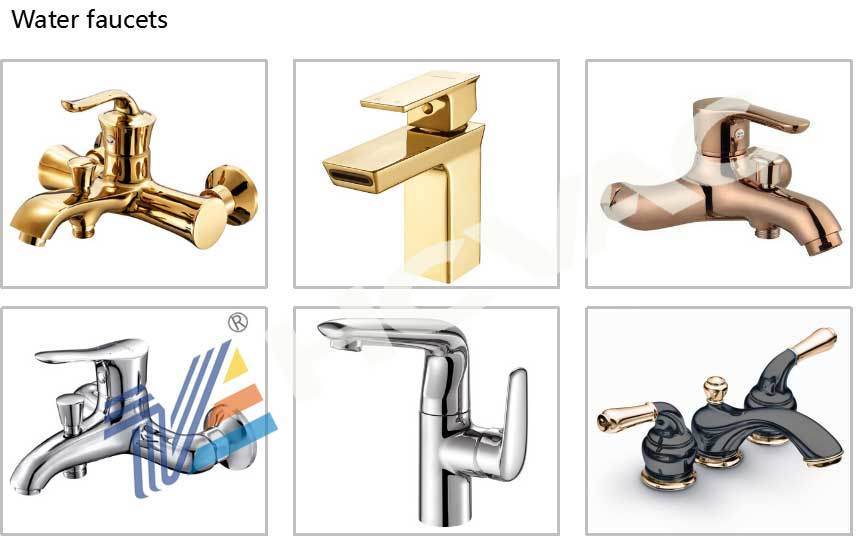 HCVAC Sanitary Faucet Gold, Copper, Nickle, Black Color PVD Coating Machine System