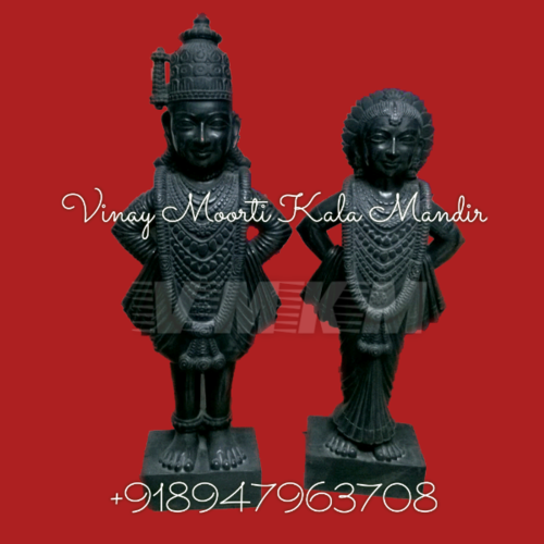 Marble Vithal Rukmini Statue