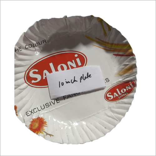 Disposable 10 Inch Round Paper Plate