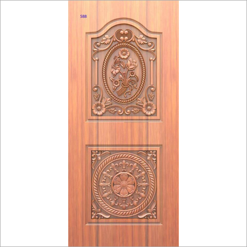 Designer Engraved Wooden Door