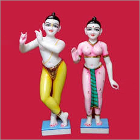 Iskon Radha Krishna Marble Statue
