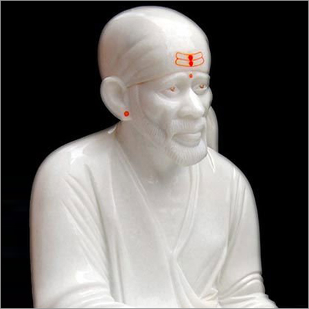 Sai Baba White Marble Statue