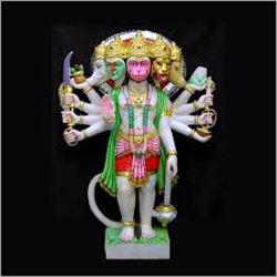 Lord Hanuman Marble Statue