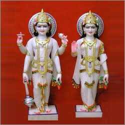 Laxmi Narayan Marble Statue