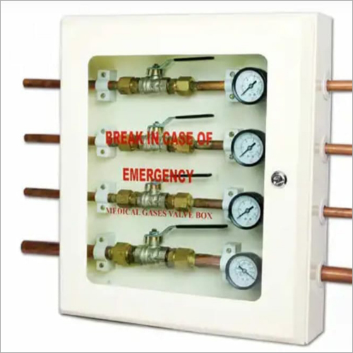 4 Gas Area Pressure Gauges Valve