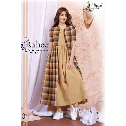 Ladies Checked Kurti