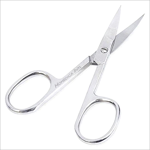 High Quality Cuticle Nail Scissors Stainless Steel Curved Blades By Homedica International