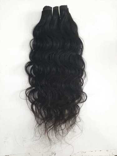 Natural Black Indian Remy Wavy Human Hair