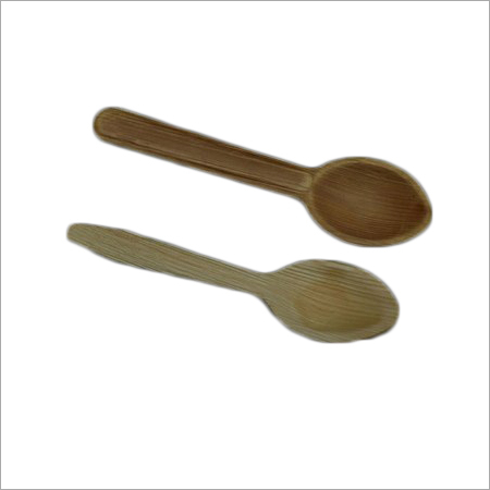 Areca Biodegradable Spoon - Areca Leaf Material, Light Brown Color, Matt Finish | Eco-Friendly Alternative for Events, Resilient and Aesthetic Design